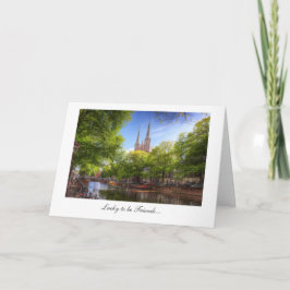 Tarjeta De Krijtberg, Amsterdam - afortunada a ser amigos