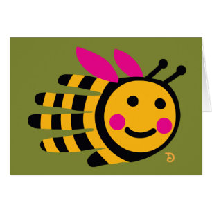 Tarjeta de la abeja