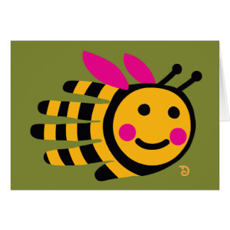 Tarjeta de la abeja