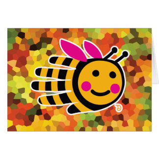 Tarjeta de la abeja