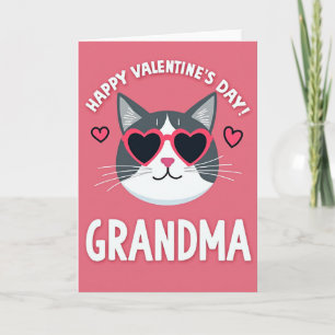 Tarjeta de la Abuela Gato con Sinceridad