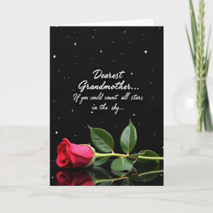 Tarjeta de la Abuela Rosa Carmesí