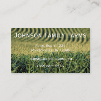 Tarjeta de la agricultura