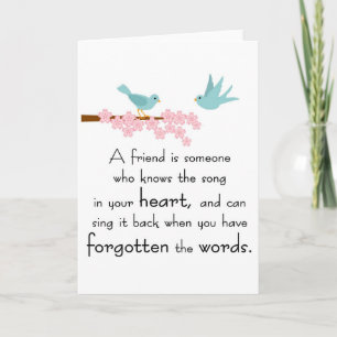 Tarjeta de la amistad