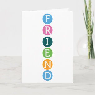 Tarjeta de la amistad