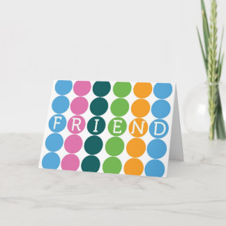 Tarjeta de la amistad