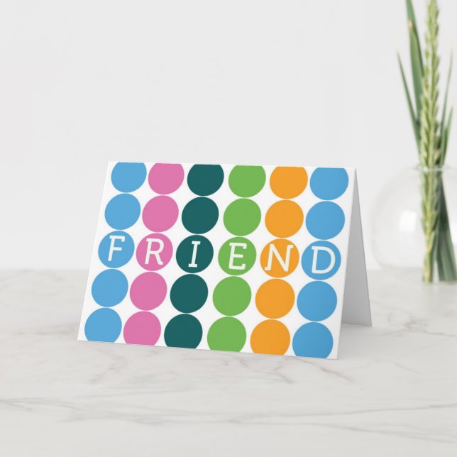 Tarjeta de la amistad (Anverso)