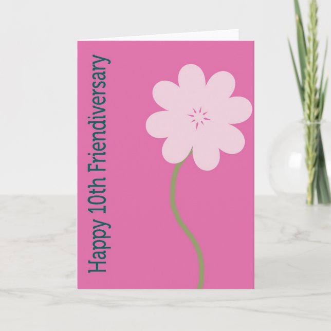 Tarjeta de la amistad (Anverso)