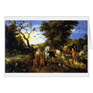 Tarjeta de la arca de Noah