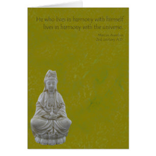 Tarjeta de la armonía de Guan Yin