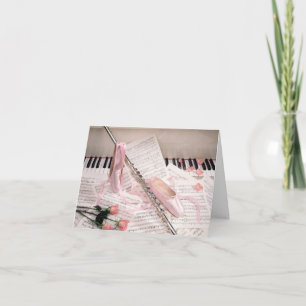 Tarjeta de la bailarina