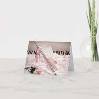 Tarjeta de la bailarina