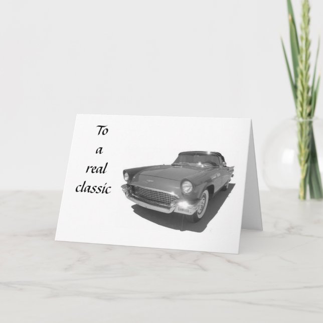 TARJETA DE LA BANDA A UN "CLÁSICO REAL" (Anverso)