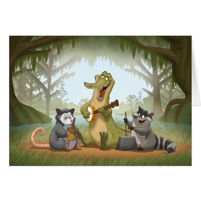 Tarjeta de la banda de jarro del pantano (espacio (Anverso (Horizontal))