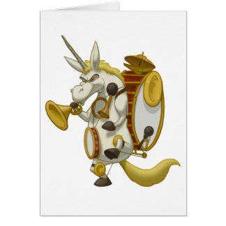 Tarjeta de la banda del Uno-Unicornio (espacio en