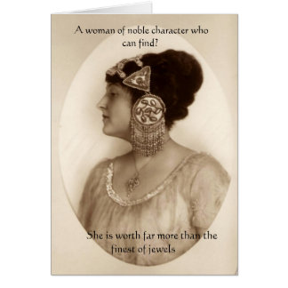 Tarjeta de la biblia de la mujer de la foto del