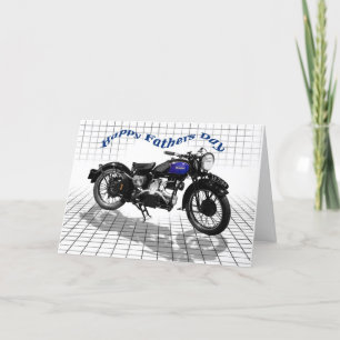 Tarjeta de la bici del día de padres