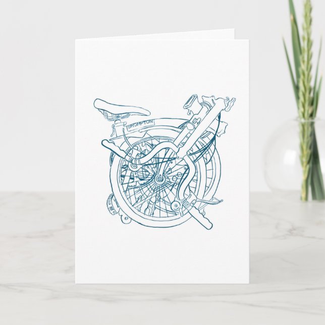 Tarjeta de la bicicleta de Brompton (Anverso)