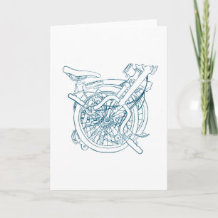 Tarjeta de la bicicleta de Brompton