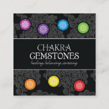 Tarjeta de la billetera Chakra Gemstone