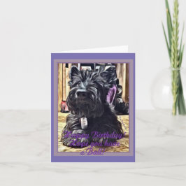 Tarjeta de la bola del cumpleaños