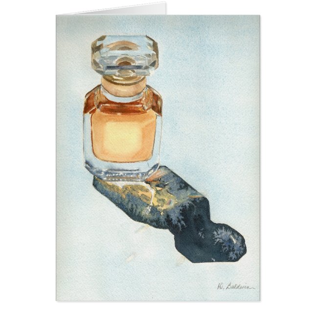 Tarjeta de la botella de perfume (Frente)