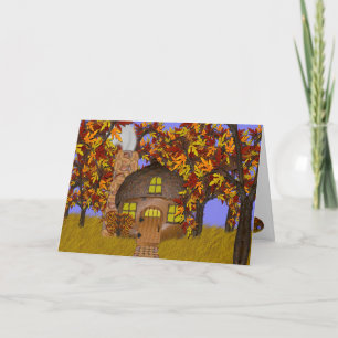 Tarjeta de la CABAÑA del FAERY de la BELLOTA