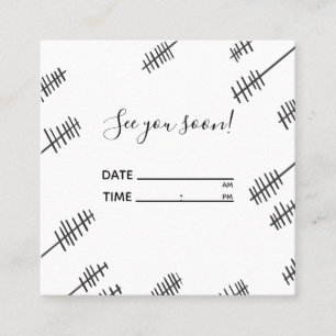 Tarjeta de la cancelación de la cita