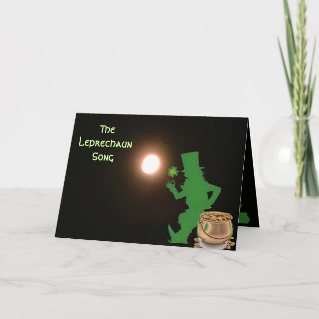 Tarjeta de la CANCIÓN LEPRECHAUN (Anverso)