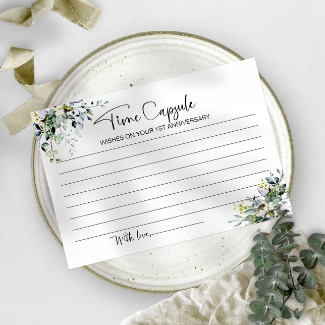 Tarjeta de la cápsula de la hora del primer aniver (Subido por el creador)