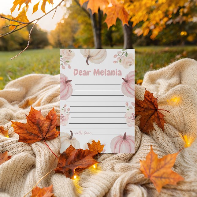 Tarjeta de la cápsula de tiempo de calabaza rosa (Subido por el creador)