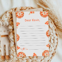 Tarjeta de la cápsula del primer cumpleaños de Piz