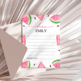 Tarjeta De La Cápsula Del Tiempo De La sandía De U