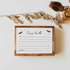 Tarjeta de la cápsula horaria SUGARBOO Halloween