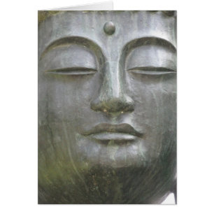 Tarjeta de la cara de Buda