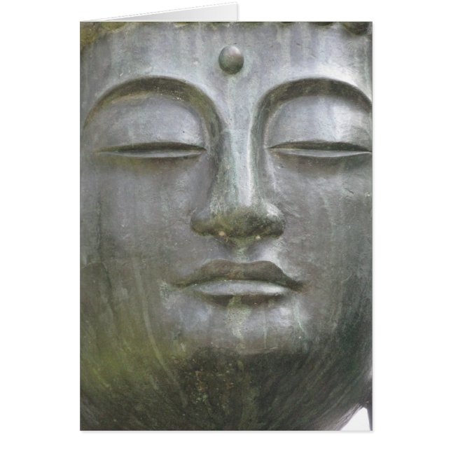 Tarjeta de la cara de Buda (Frente)