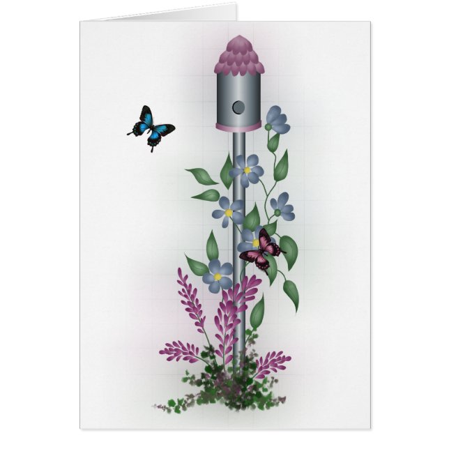 Tarjeta de la casa del pájaro (Frente)