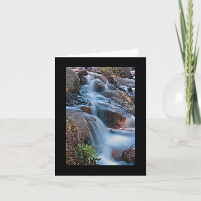 Tarjeta de la cascada 2 de Colorado (Anverso)