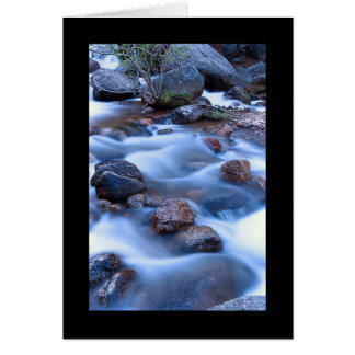 Tarjeta de la cascada de Colorado