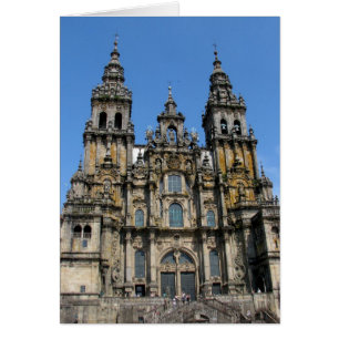 Tarjeta de la catedral de Santiago de Compostela
