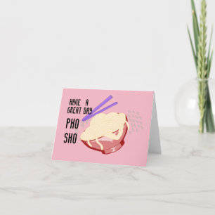 Tarjeta de la celebración de los Ramen
