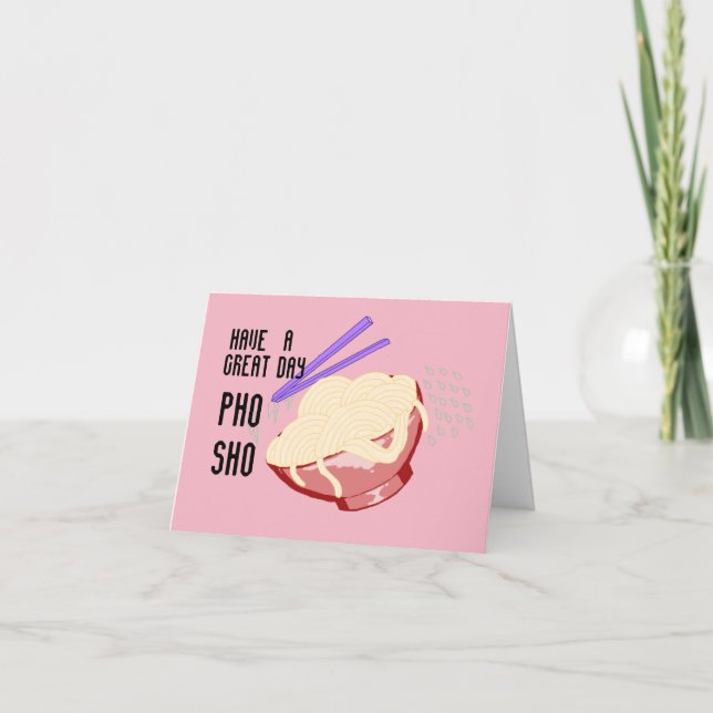 Tarjeta de la celebración de los Ramen (Anverso)