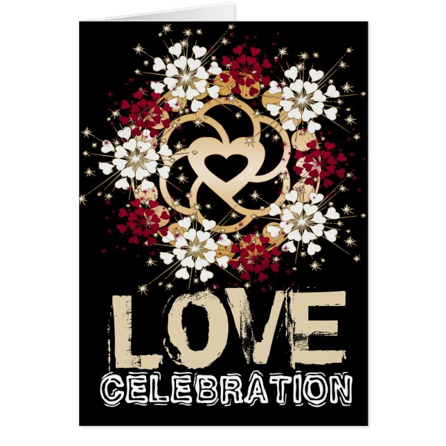TARJETA DE LA CELEBRACIÓN DEL AMOR (Frente)
