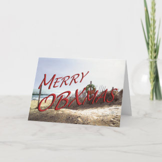 Tarjeta de la cerca de OBXmas