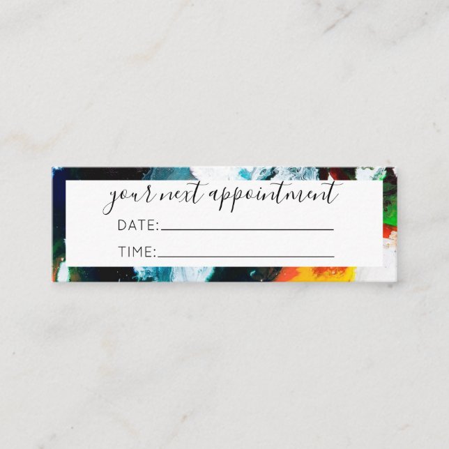 tarjeta de la cita (Anverso)