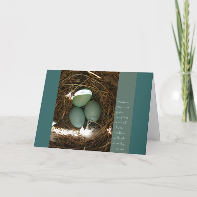 Tarjeta de la cita de Buda (Anverso)