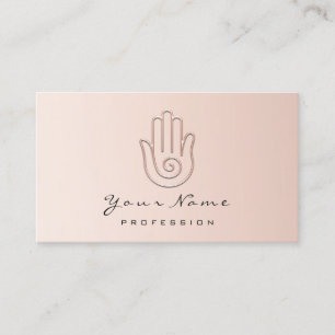 Tarjeta de la cita de PinkLogo del Reflexology de