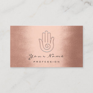 Tarjeta de la cita del cobre del Reflexology de
