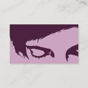 tarjeta de la cita del salón: estilo del emo