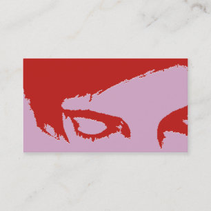 tarjeta de la cita del salón: estilo del emo